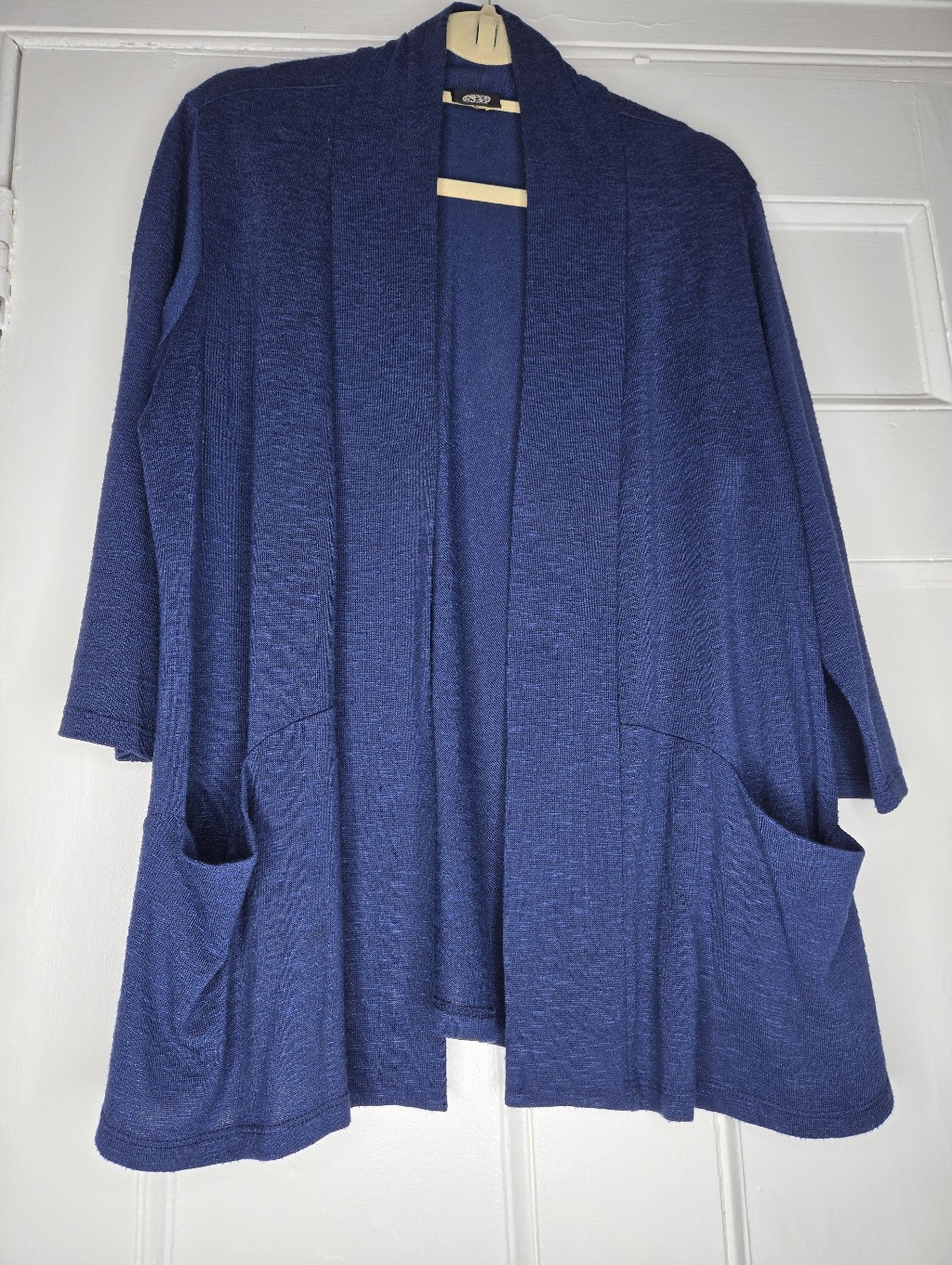 Bobeau Marine Blue Cardigan Sweater, Size 2x